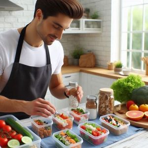 preparing healthy and nutritious snacks